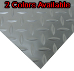 Diamond Tread Pattern Garage Flooring